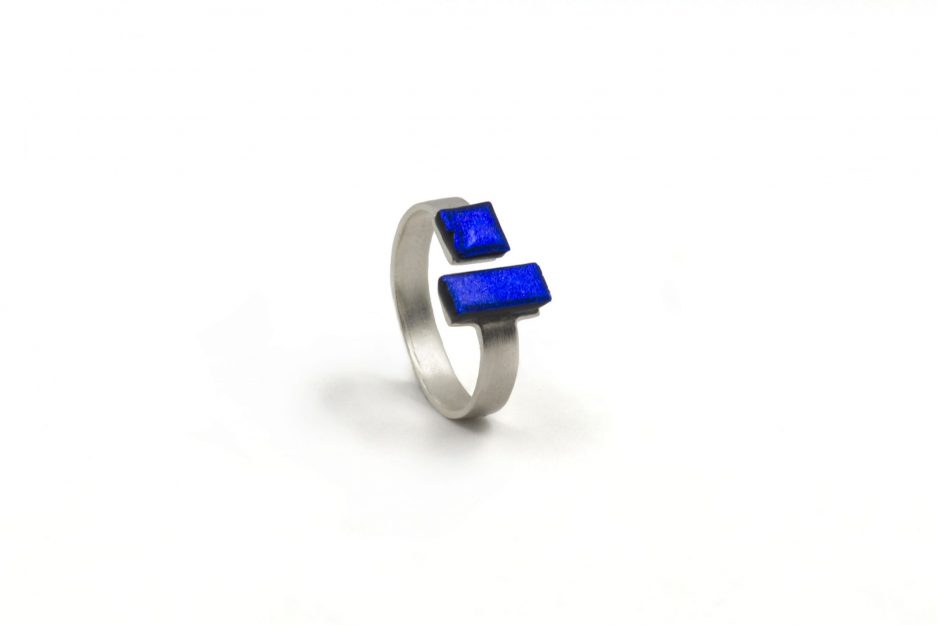Alvor Collection Ring - Dark Blue