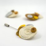 Amapolas Yellow Brooch