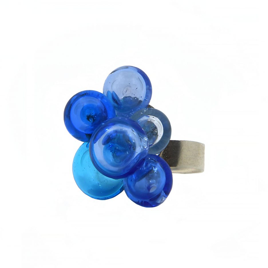 Bubbles Ring Blue 1