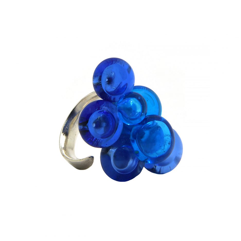 Bubbles Ring Blue 3