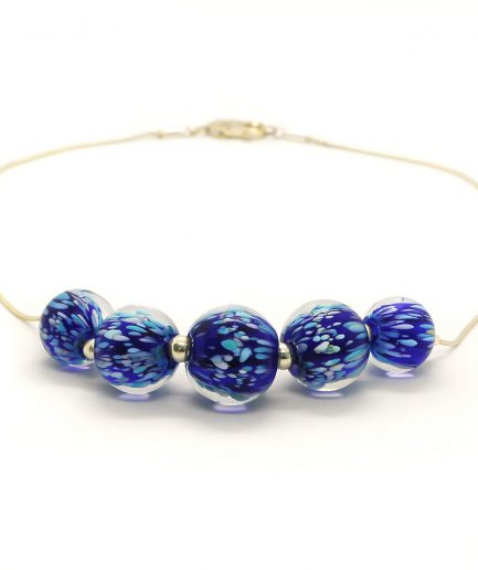 Encapsulados Violet Blue Necklace