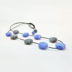 Spectrum Long Necklace Blue Grey