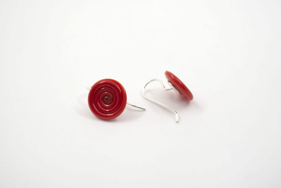 Amapolas Earrings Red