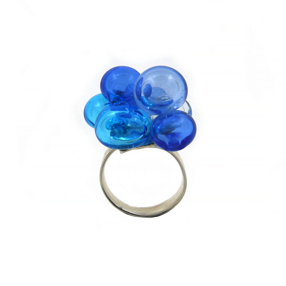 Bubbles Ring Blue 1