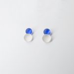 Snow Short Earrings Blue