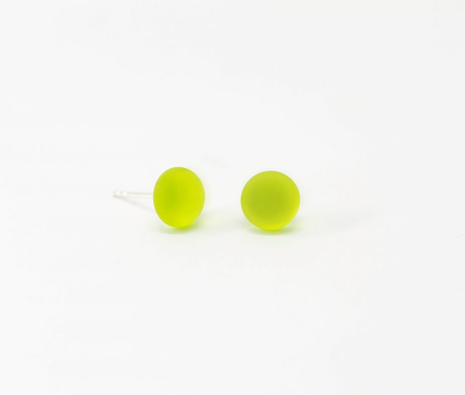 Snow Small Earrings Lime