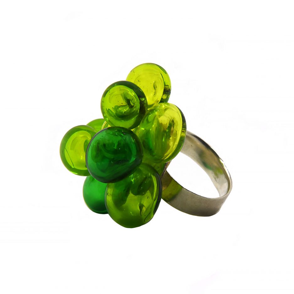 Bubbles Ring Green 3